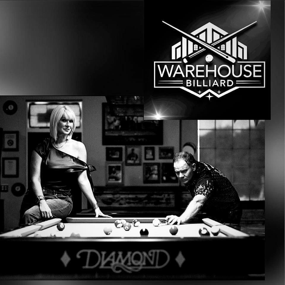 Warehouse Billiard pool hall exterior/interior